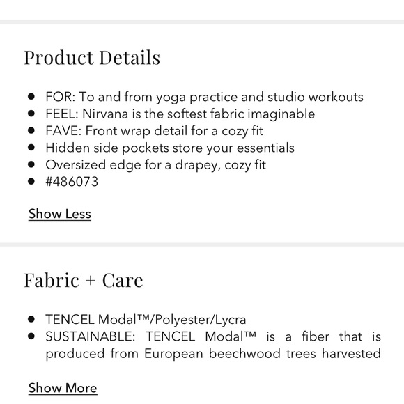 Athleta Purana Wrap Sweatshirt - Picture 11 of 12